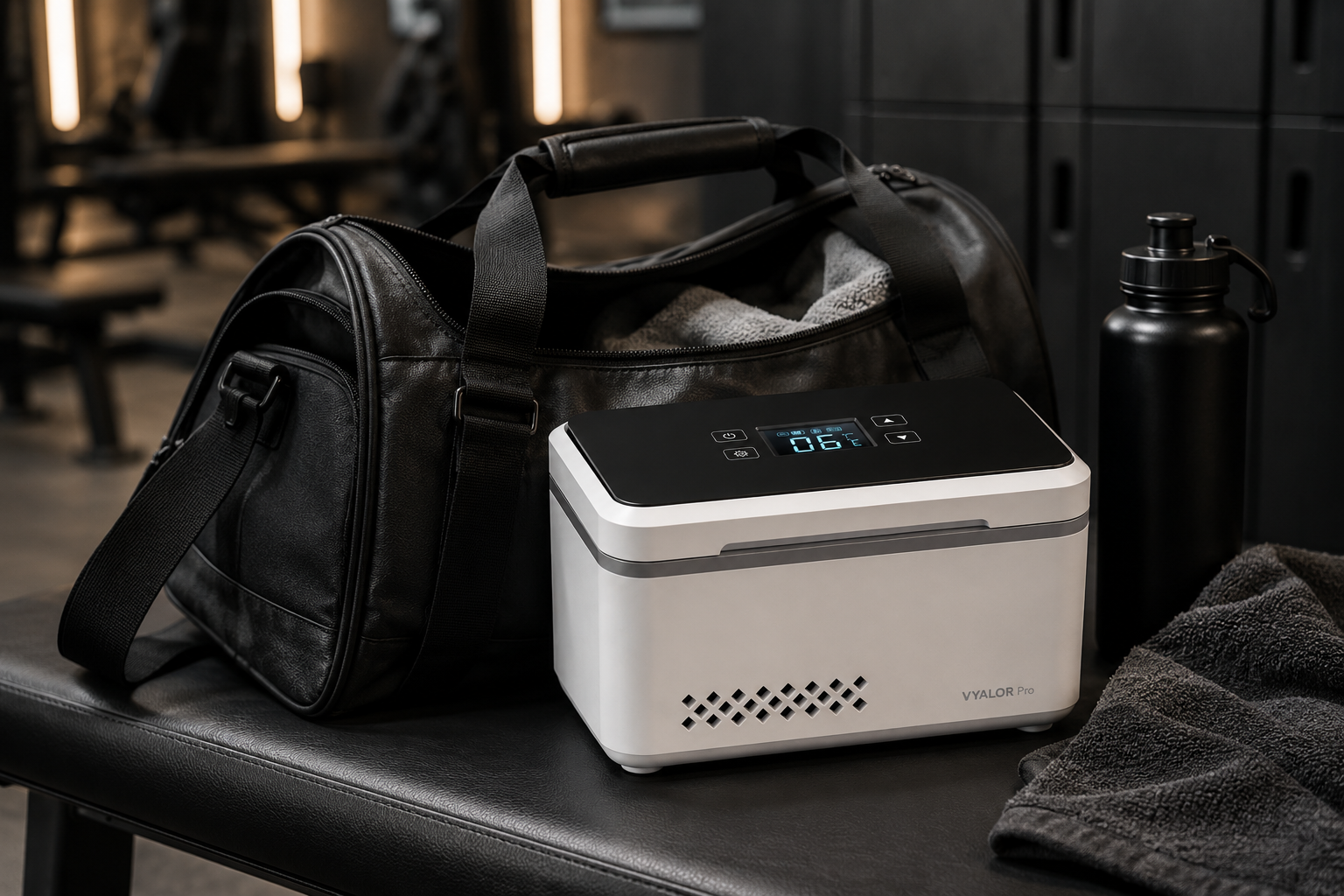 VYALOR in a gym bag
